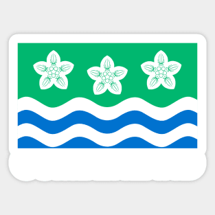 Cumberland County Flag - England Sticker